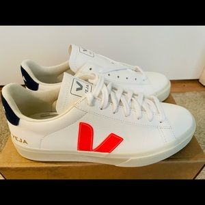 Madewell x Veja Campo Extra White Orange/Fluo/Cobalt